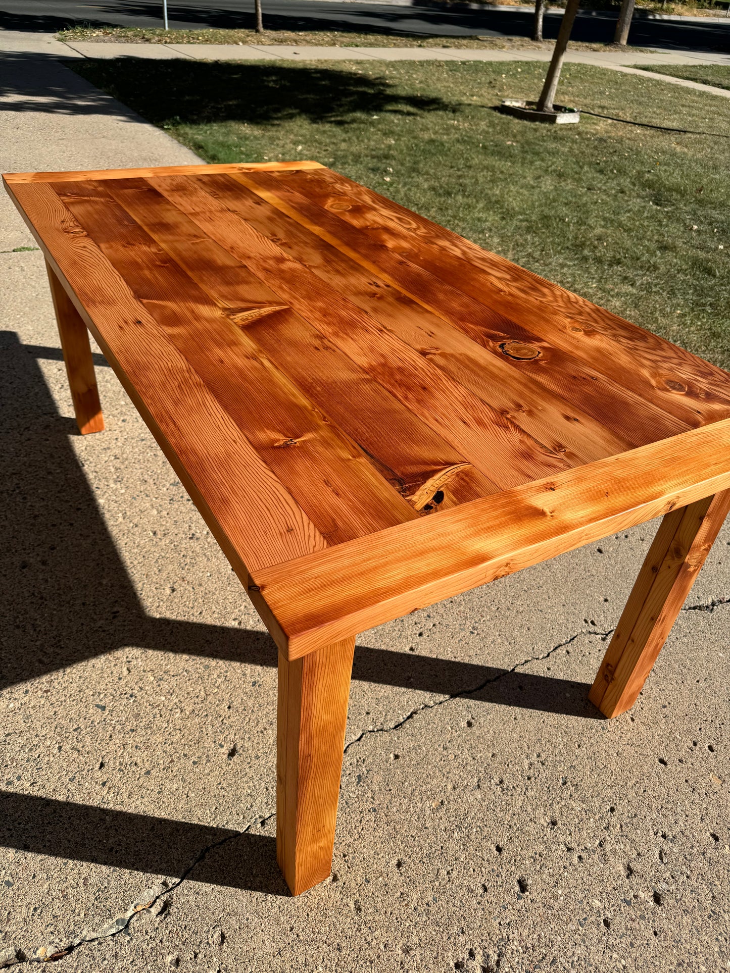 100 Year Old Douglas Fir Harvest Table image 2