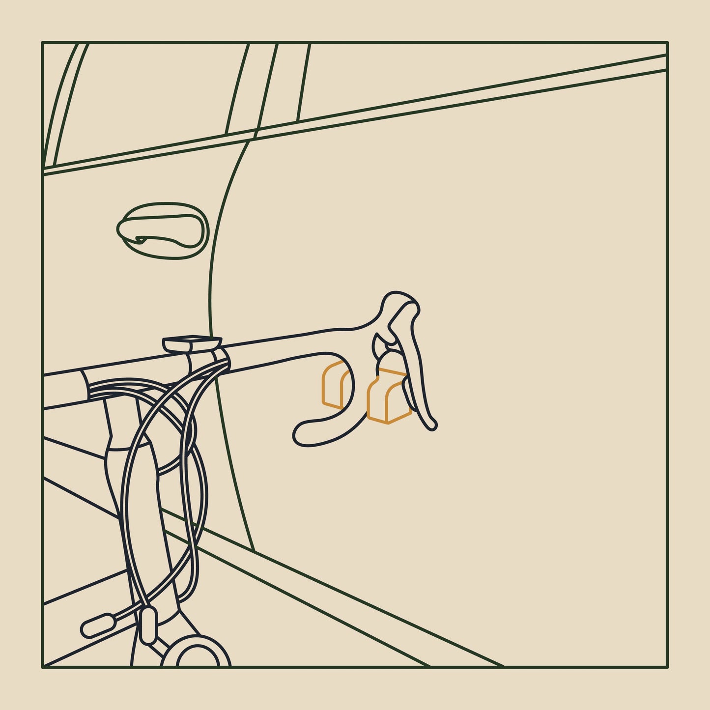 HandleHitch Magnetic Bike Holders in walnut, cherry, and maple finishes – ideal for securely holding bikes with standard straight or drop handlebars after removal from Thule, Yakima, or OneUp racks.