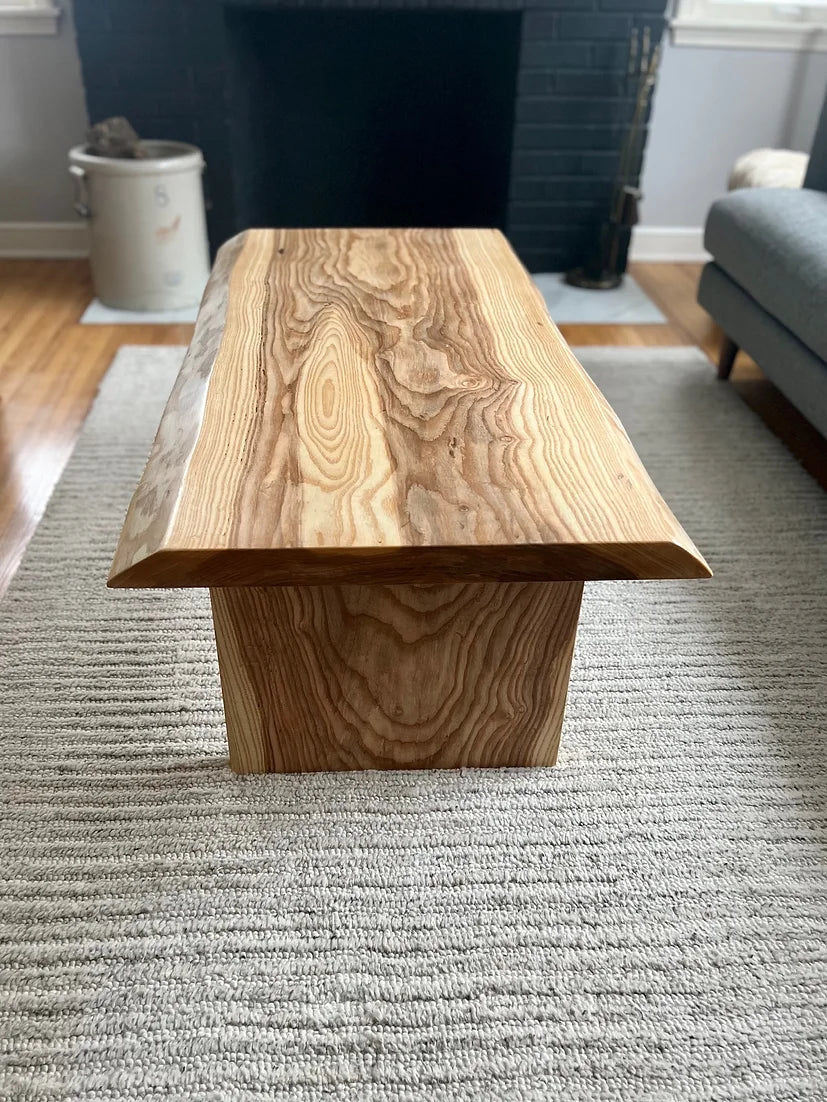 Live Edge Ash Coffee Table