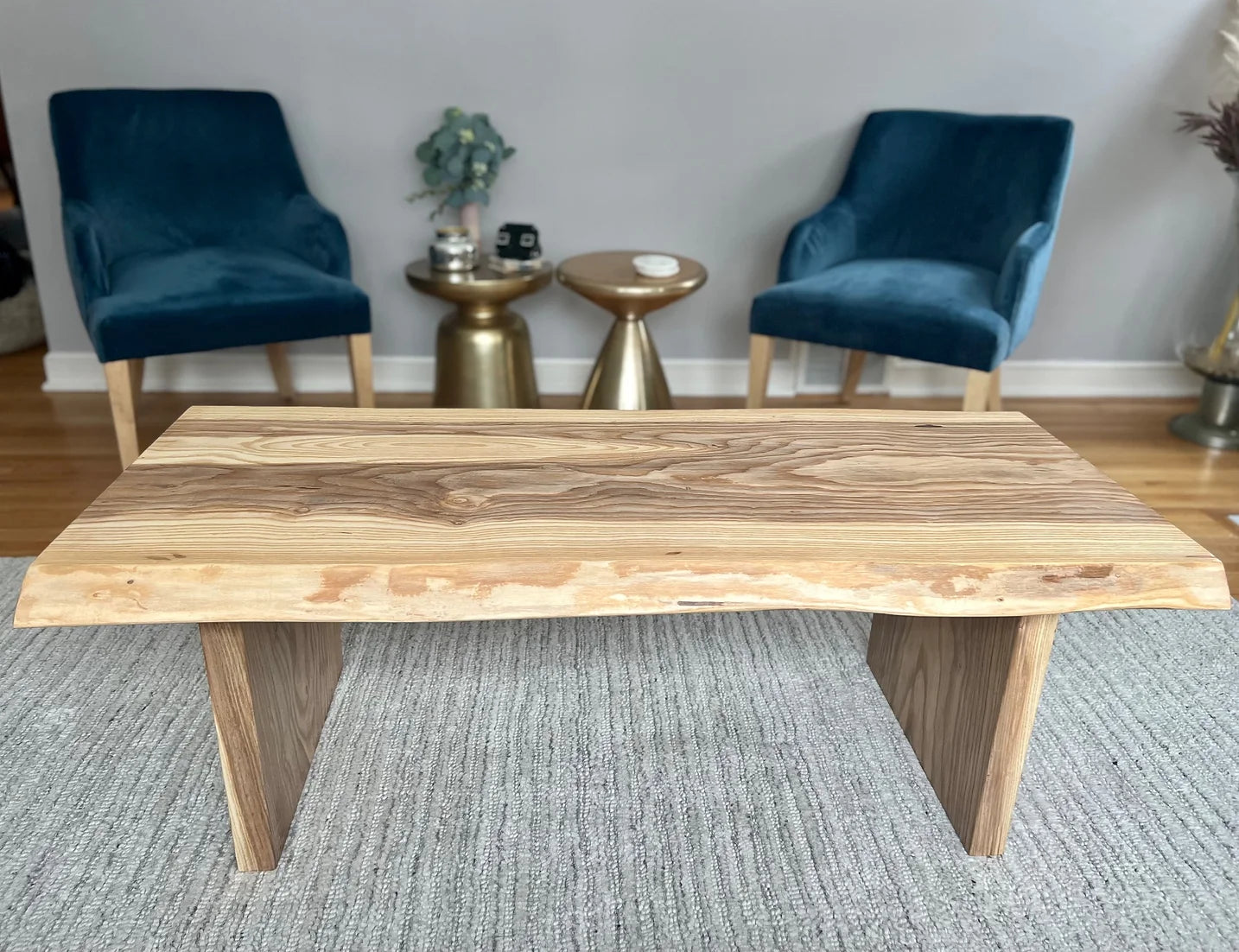 Live Edge Ash Coffee Table