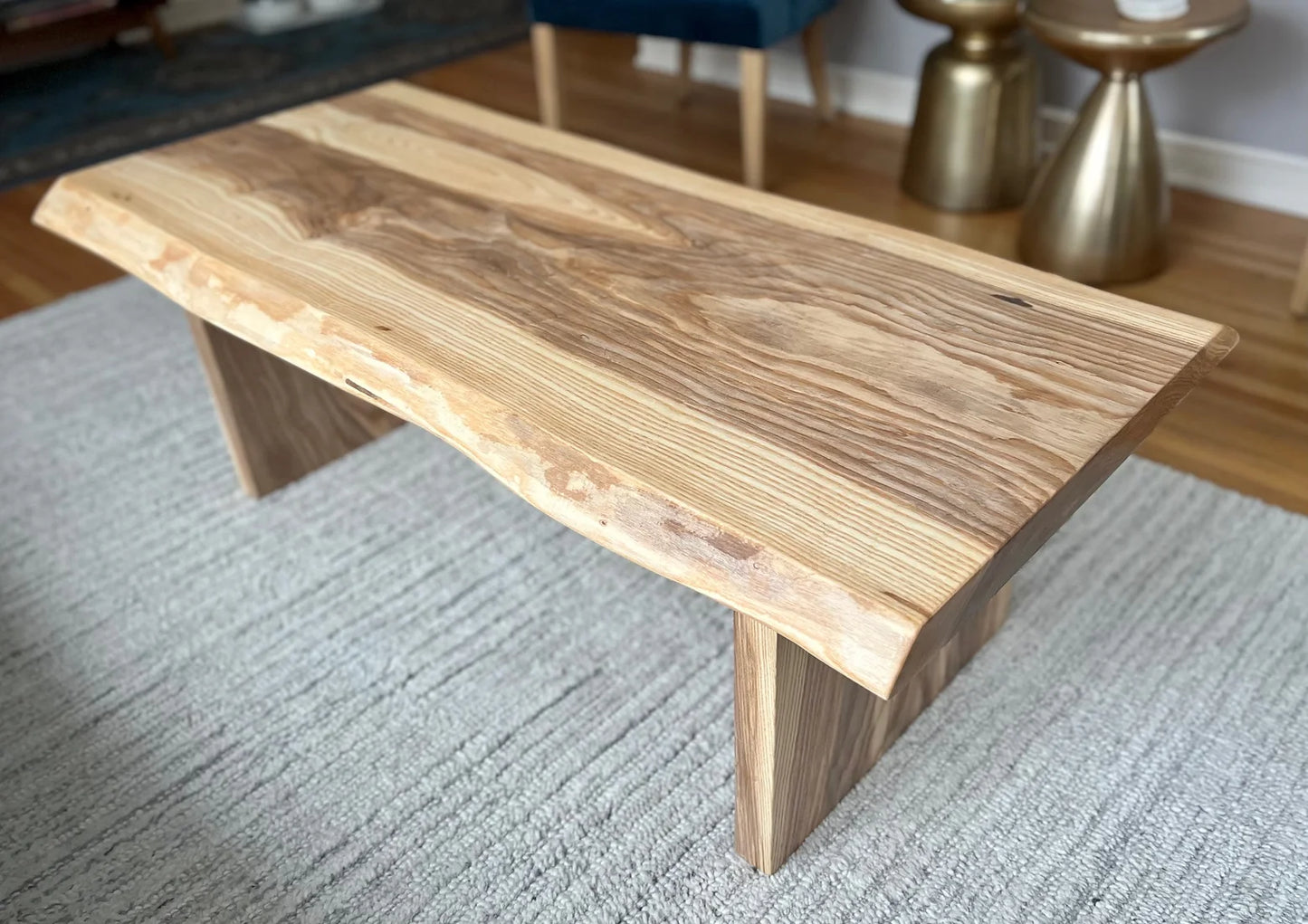 Live Edge Ash Coffee Table