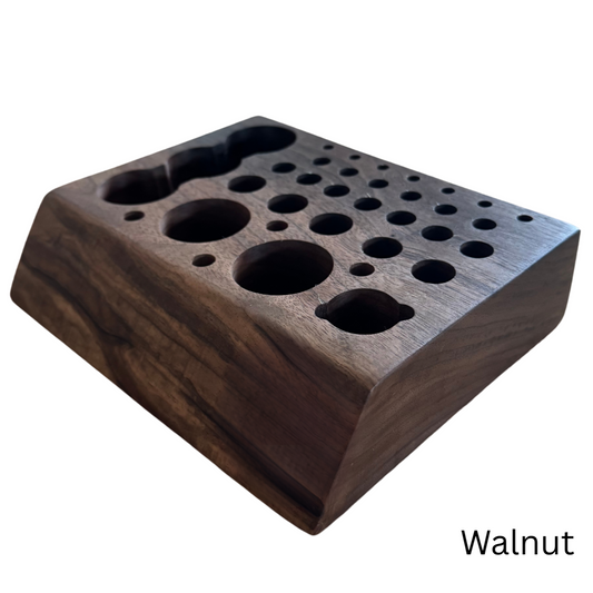 Rift ARTICULATED Premium Hardwood Fly Tying Tool Holder – Handcrafted Organization for Anglers