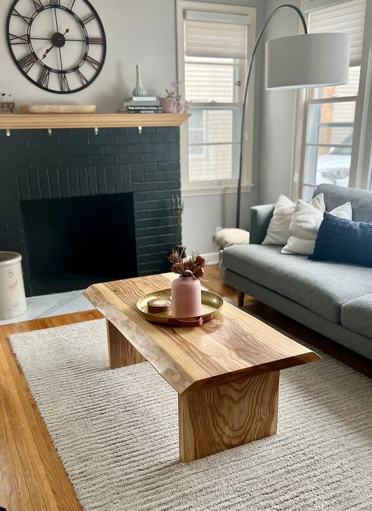 Live Edge Ash Coffee Table